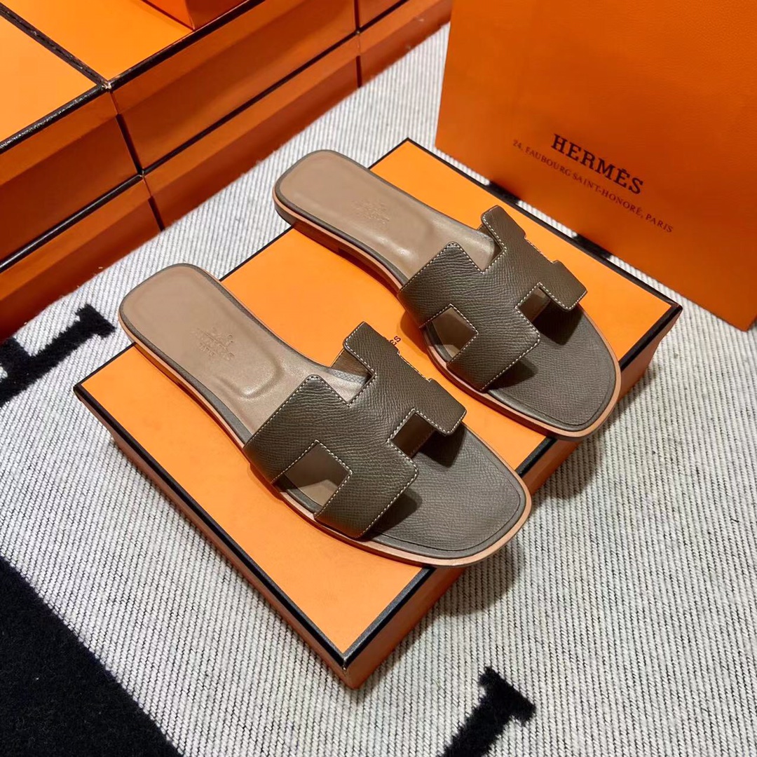 에르메스 올수공 오란 슬리퍼 샌들 앱송 24